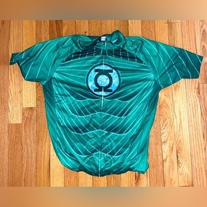 Bicycle Jersey, Green Lantern design, short sleeve